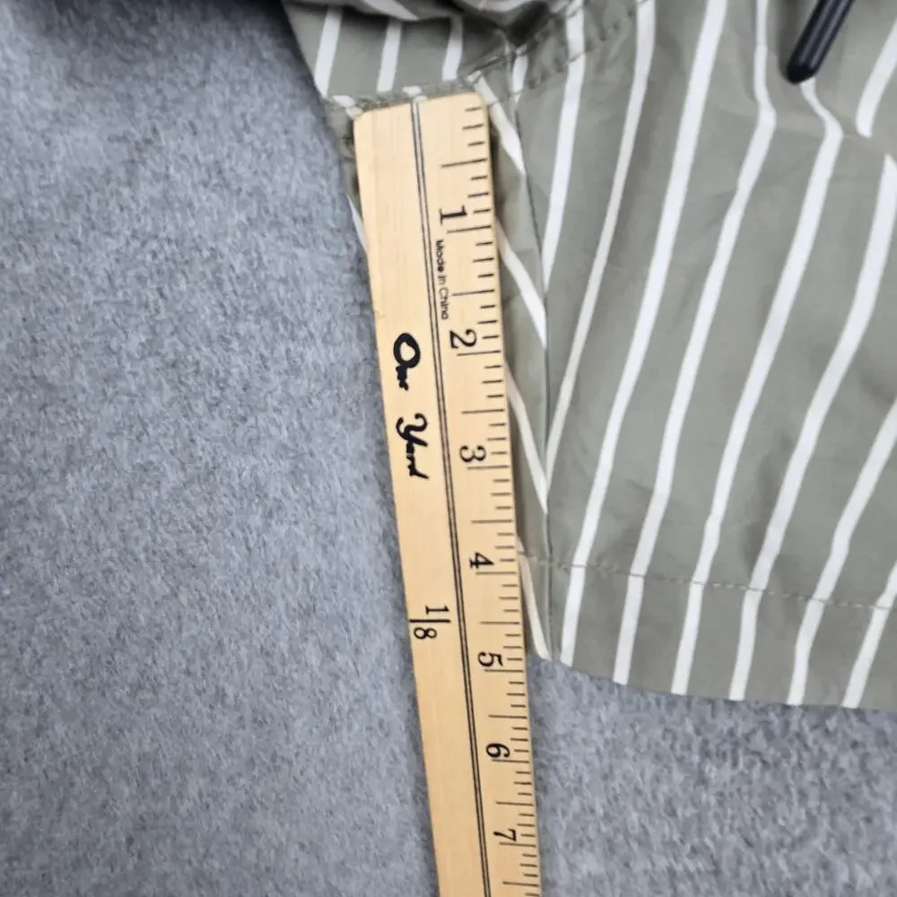 NWT H&M Mens Medium Striped Swim Shorts with Drawstring and Pockets